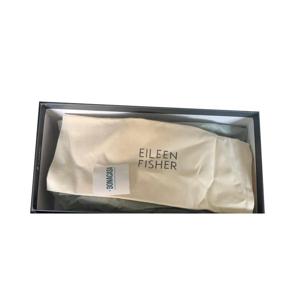 Eileen Fisher "Heaven" Knit Comfort Flats w/ Box and Storage Bag - Graphite | 6M - Picture 5 of 6